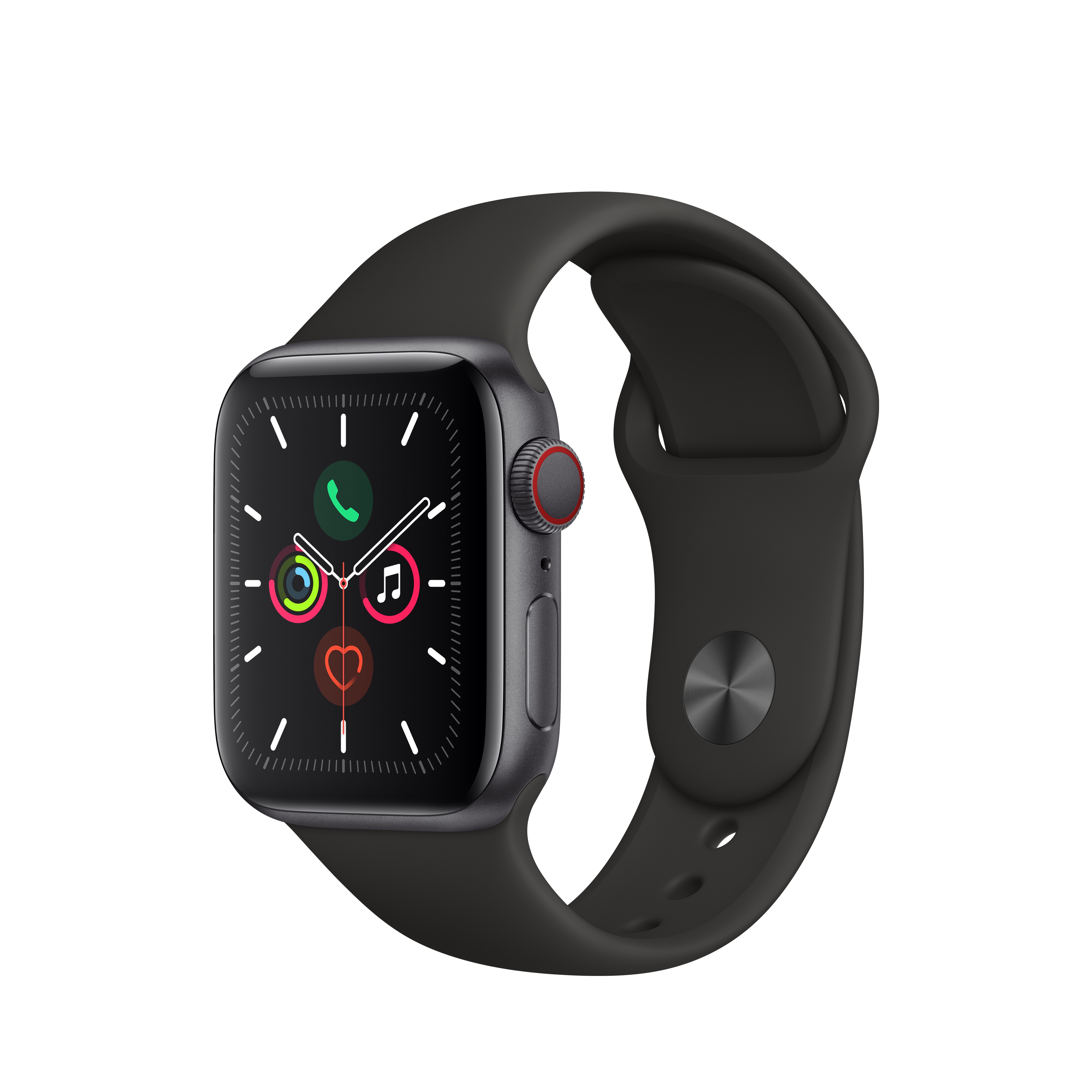 Apple Watch Series 5 GPS, 40mm Space Gray Aluminum Case ...