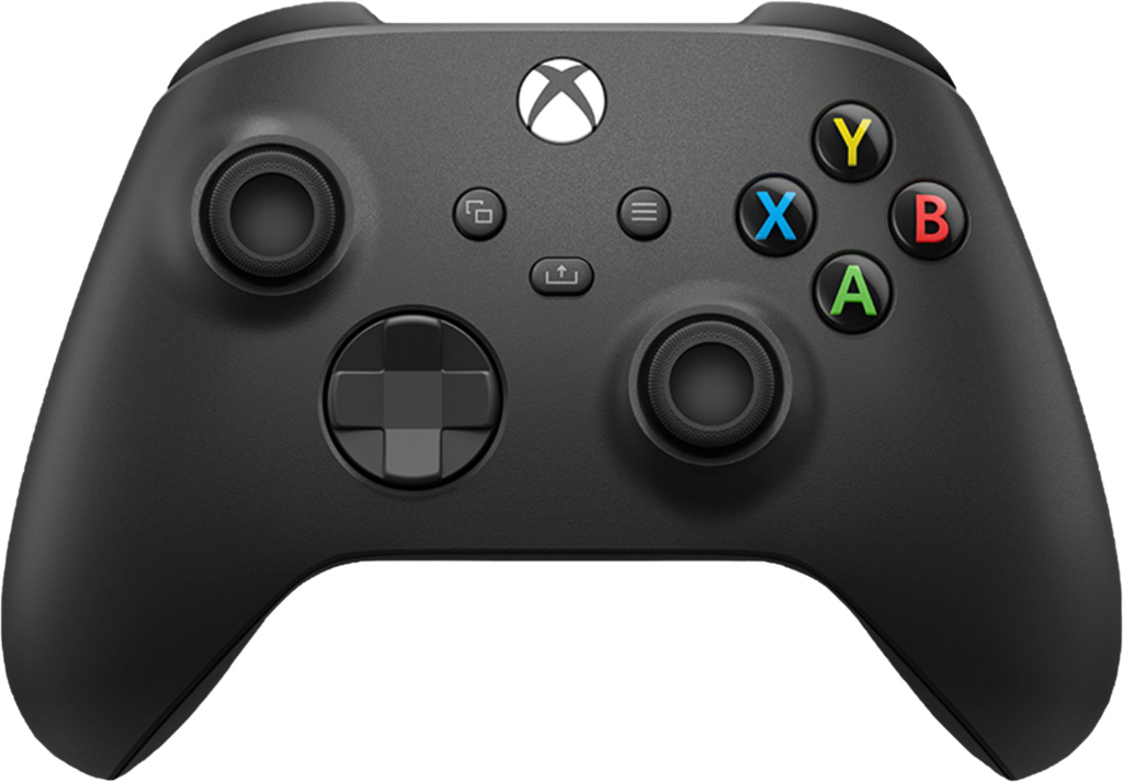 Microsoft Controller for Xbox Series X, Xbox Series S, and Xbox One (Latest Model) Carbon Black QAT-00001 - $49.99