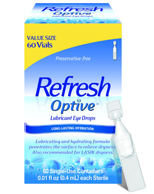 Refresh Optive Lubricant Eye Drops For Dry Eyes