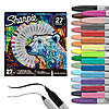 Sharpie Permanent Markers, Fine and Utra-Fine Point Markers Variety Pack, Assorted Colors, Includes 2 Coloring Pages, 27 Count $10