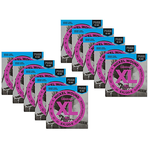 d addario 12 string extra light