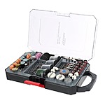 208-Piece Hyper Tough Rotary Tool Accessory Kit with Storage Case $9.90 + Free S&amp;H Orders $35+