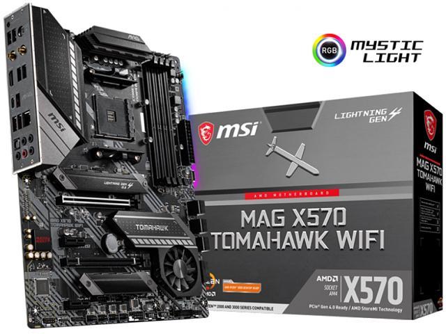 MSI Mag X570 Tomahawk Wifi AMD AM4 ATX Motherboard $219.99 + Free Shipping