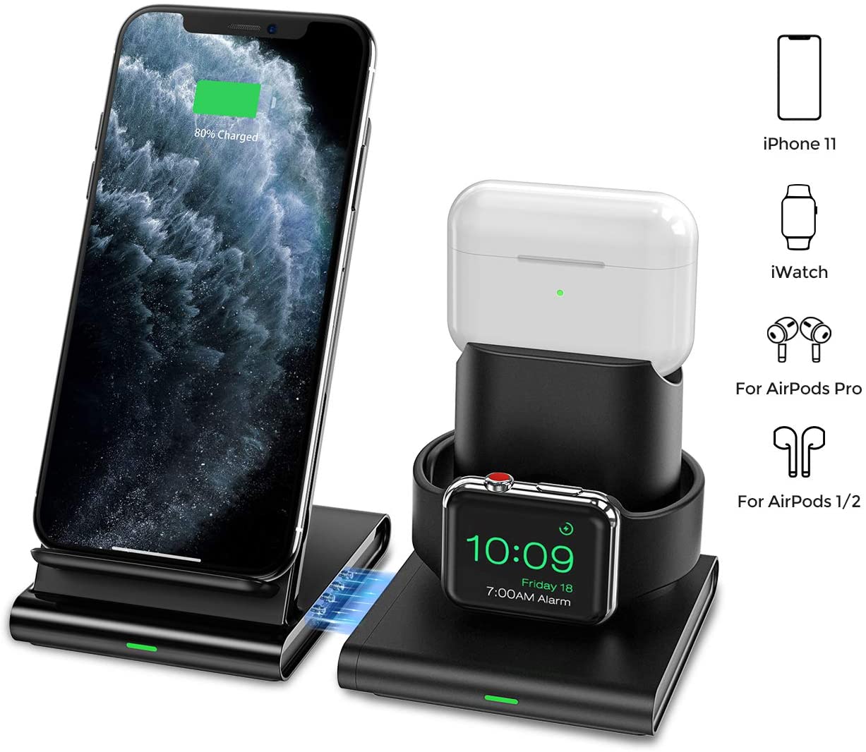 Seneo 3 in 1 Wireless Charging Station for $19.99