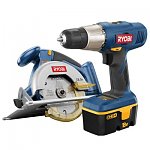 Ryobi 18 Volt Drill and Circular Saw Combo $49.88 with free shipping!