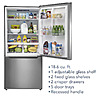 Insignia&trade; - 18.6 Cu. Ft. Bottom Freezer Refrigerator (Stainless Steel) $579.99