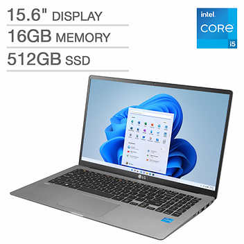 Costco: LG Gram 15 Laptop 11th Gen. i5-1135G7 16GB RAM 512GB SSD - YMMV $649.97