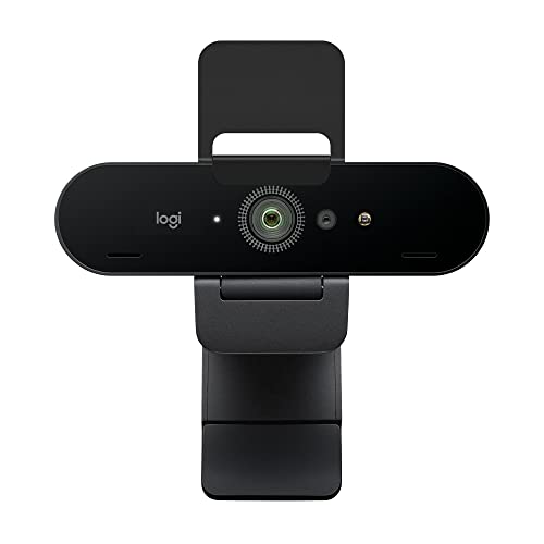 Logitech Brio 4K Webcam, Ultra 4K HD Video Calling, Noise-Canceling mic, HD Auto Light Correction, Wide Field of View, Works with Microsoft Teams, Zoom, Google Voice $129.71