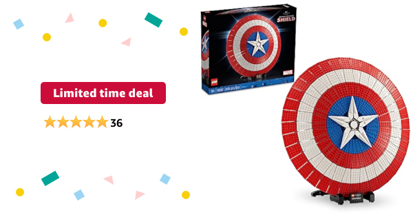 Limited-time deal: LEGO Marvel Captain America’s Shield 76262  - $139.99