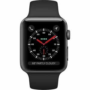 Apple Watch Series 3 GPS 38mm Space Gray Aluminum Case with Black Sport Band  $222.70 with weekly promo code