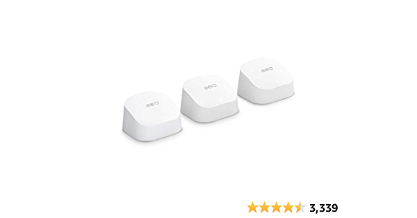 Amazon eero 6 dual-band mesh 3 pack Wi-Fi 6 system for Prime members - $181