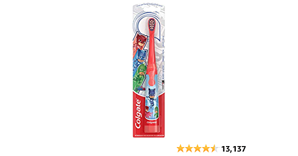 Colgate, Kids Pj Masks Extra Soft Bristles Color May Vary, 1 Battery Powered Toothbrush, 1 Count - $3.74
