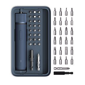 HOTO 25-Piece Upgraded Electric Screwdriver Kit,  1500mAh $29.99