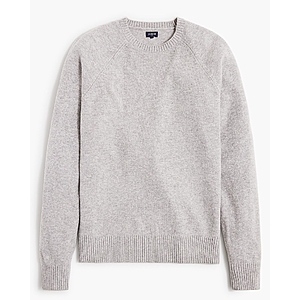 Crewneck sweater in supersoft lambswool blend