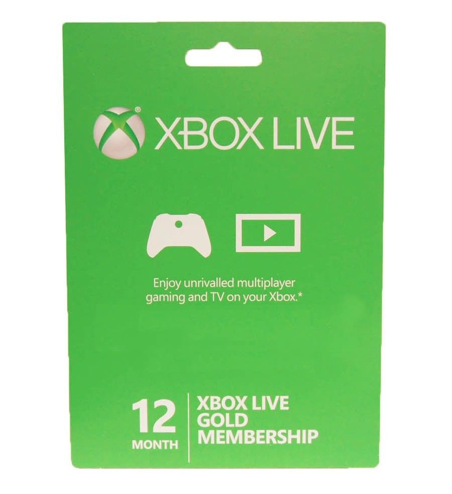 Microsoft Xbox LIVE 12 Month Gold Membership for Xbox 360 ...