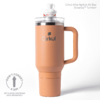 40-Oz Cirkul StrawSip Insulated Stainless Steel Tumbler w/ Handle (Apricot) $9.98 + Free Shipping w/ Walmart+ or on $35+ (ymmv)