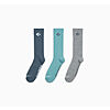 3-Pair Converse Men's Star Chevron Crew Socks, Varsity Quarter, Striped No-Show Socks $2.98 ($1 per pair) + Free Shipping