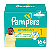 Pampers Swaddlers Diapers + $10 off $60: 164-Count Size 1 for $31.99, 148-Count Size 2 for $31.99, 140-Count Size 0 for $31.99, More + Free Shipping $31.98