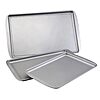 3-Piece Farberware Nonstick Bakeware Cookie Sheet Pan Set (Gray) $11.19 + Free Shipping w/ Prime or on $35+