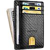 RUNBOX RFID Front Pocket Slim Wallet (Carbon Black) $3.79 + Free Shipping w/ Prime or on $35+