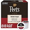 YMMV 88-Count Peet's Coffee French Roast Keurig Single Serve K-Cup Pods, Dark Roast $21.99 + Free Shipping on $35 or store pickup at Staples