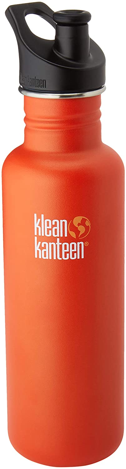 27-Oz Klean Kanteen Classic Stainless Steel Single Wall Non-Insulated Water Bottle with Sport Cap (sierra or blue) $9.93 + free shipping w/ Prime or on orders over $25