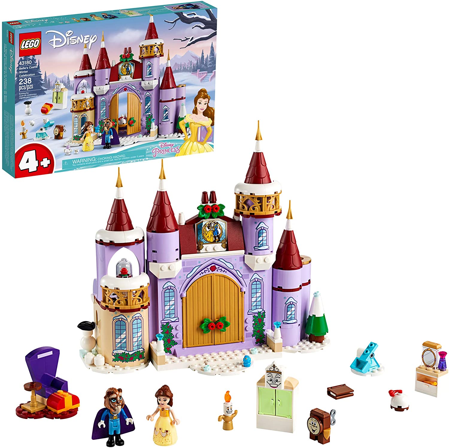238-Piece LEGO Disney Belle’s Castle Winter Celebration (43180) $27.29 + free shipping