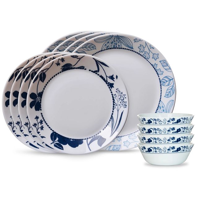 36-Piece Corelle Everyday Expressions Glass Dinnerware Set (various, service for 12) $72 + free shipping