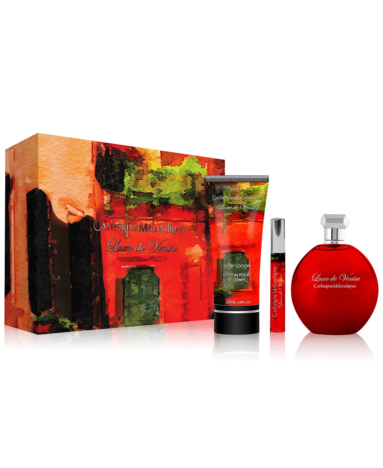 Perfume Gift Sets:3-Pc Catherine Malandrino Luxe de Venise Gift Set & More $25 Each + $10 Slickdeals Cashback + Free Shipping or Store Pickup at Macys