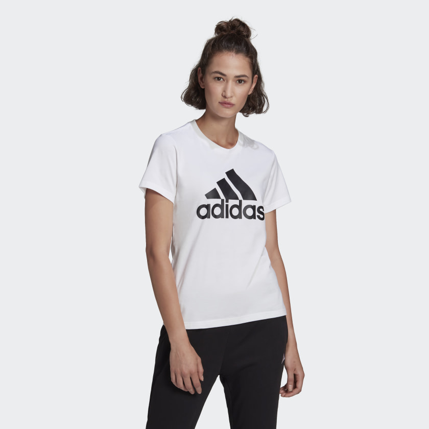 adidas Women's Essentials Logo Tee (X-Small- 4x, white) $6.93 + free shipping w/ Prime or on orders over $25