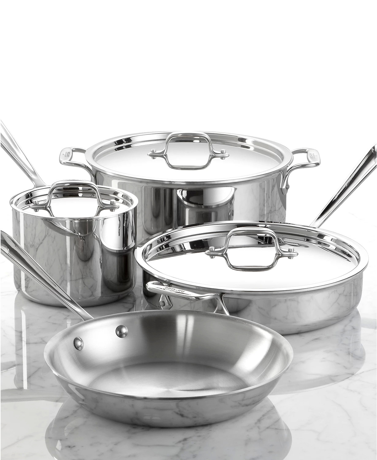 All-Clad stainless-steel 7-piece cookware set is $200 off