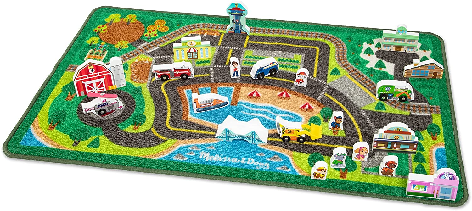 22-Piece Melissa & Doug PAW Patrol Activity Rug (adventure bay) $18.75 + free shipping w/ Prime or on orders over $25
