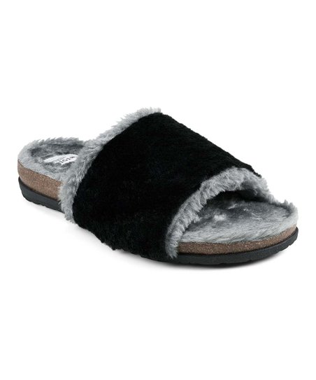 Earth Origins Women's Olli Faux Fur Slide Sandal (4 colors) $7 + free shipping