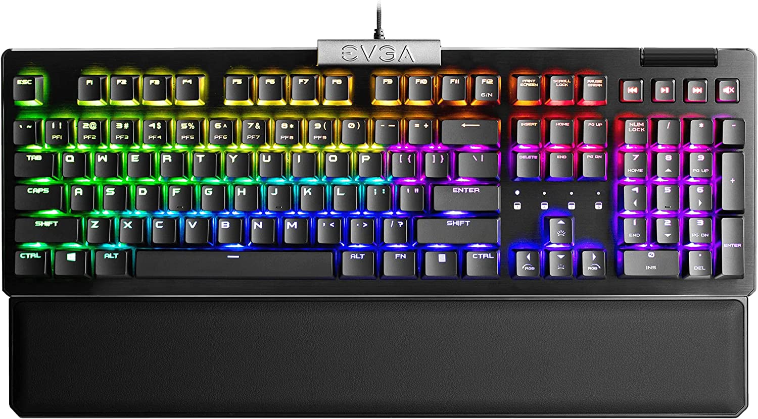 EVGA Z15 RGB Backlit LED Gaming Keyboard w/ Silver Switches (Linear) $35 + free shipping