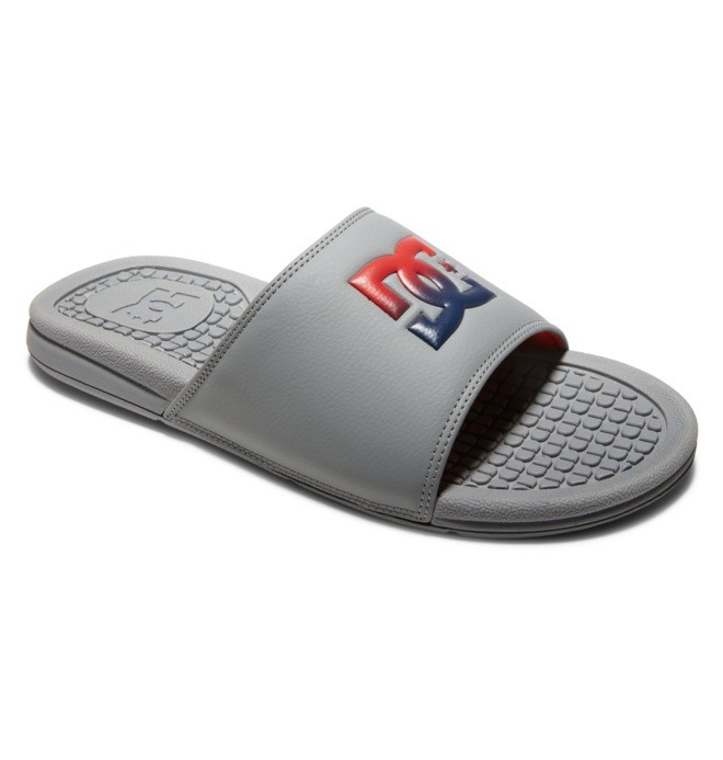 DC Shoes Bolsa Slide Sandals (Men's Grey or Women's White) $6.29 + free shipping