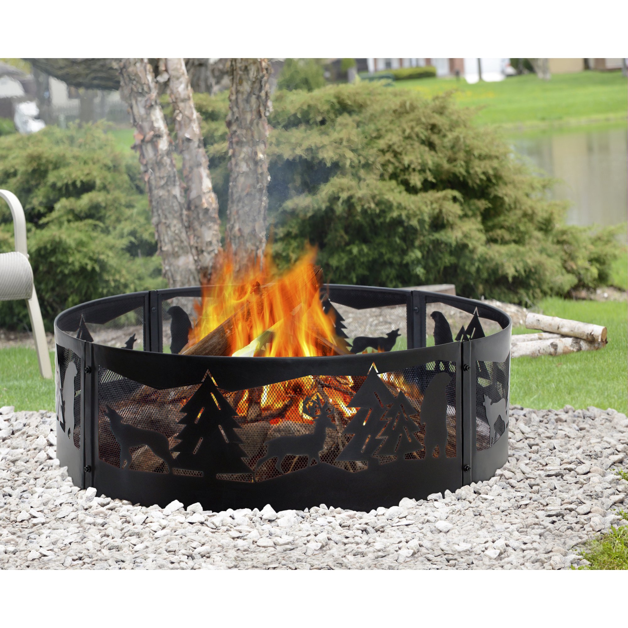 36" Pleasant Hearth Wilderness Fire Ring $23.62 + free shipping w/ Prime or on orders over $25