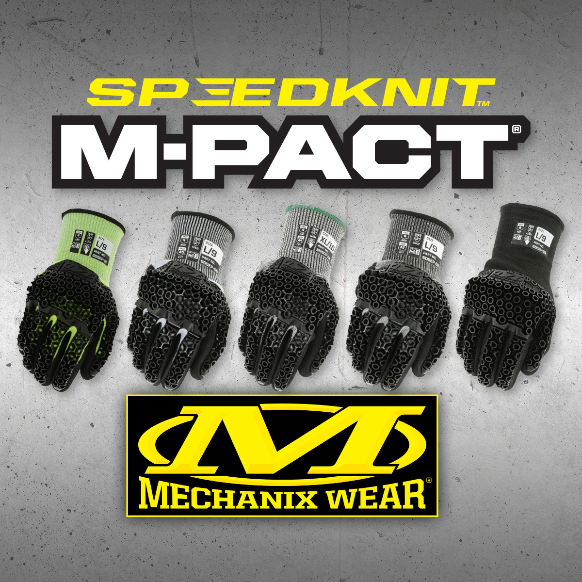 Mechanixwear SpeedKnit M-Pact D30 Gloves (various) 3 for $21 shipped ($7 each pair, each additional pair $5)