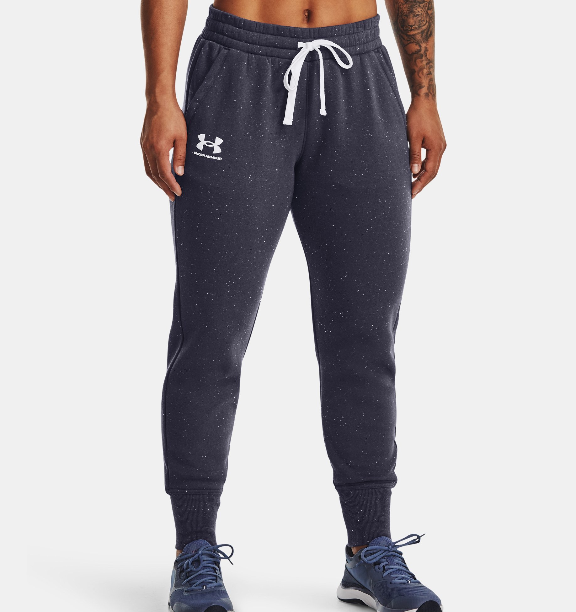  Under Armour Rival Fleece Joggers Tempered Steel/White