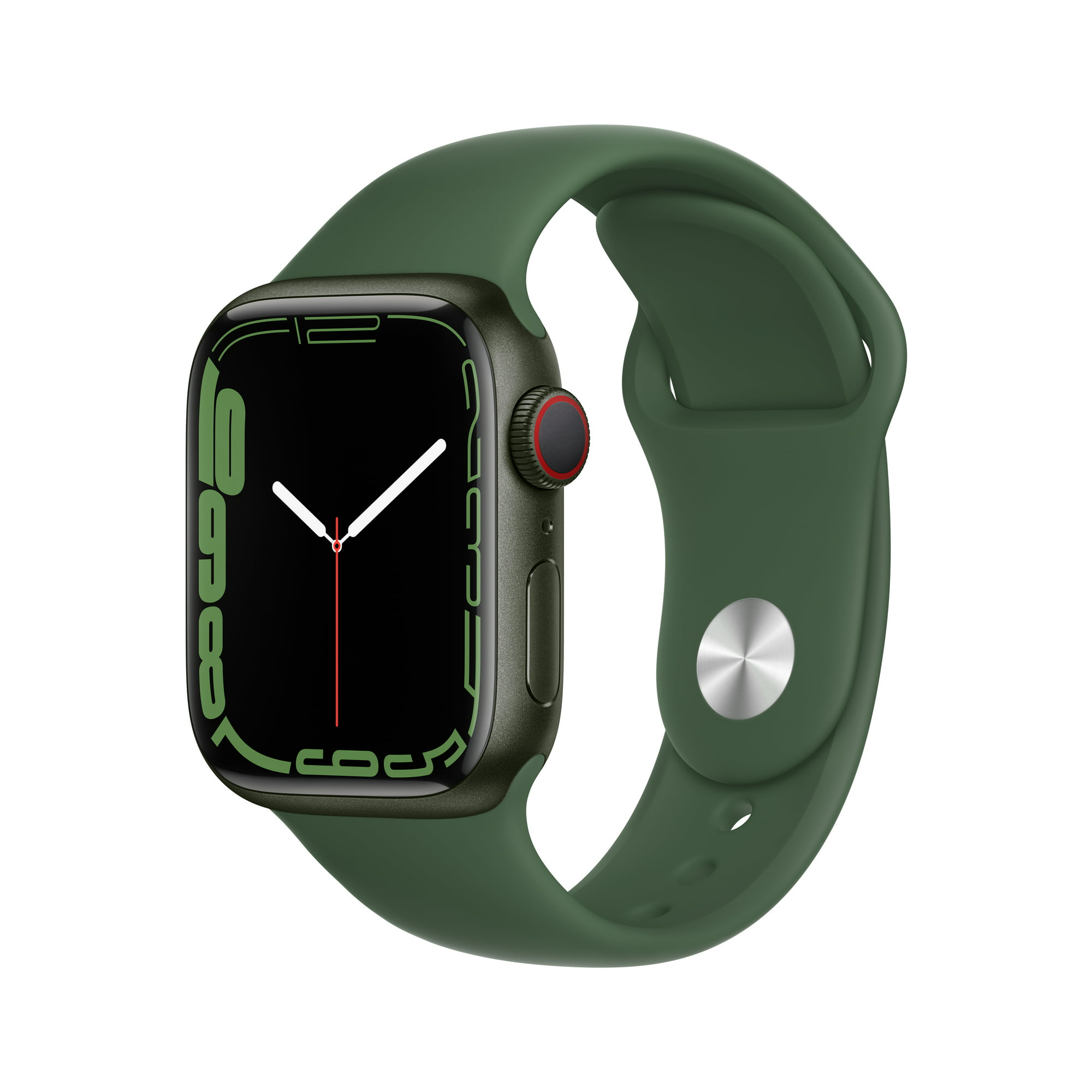 Apple Watch Series 7 GPS + Cellular 41mm Aluminum Case w/ Sport Band (Green) $249 + free shipping