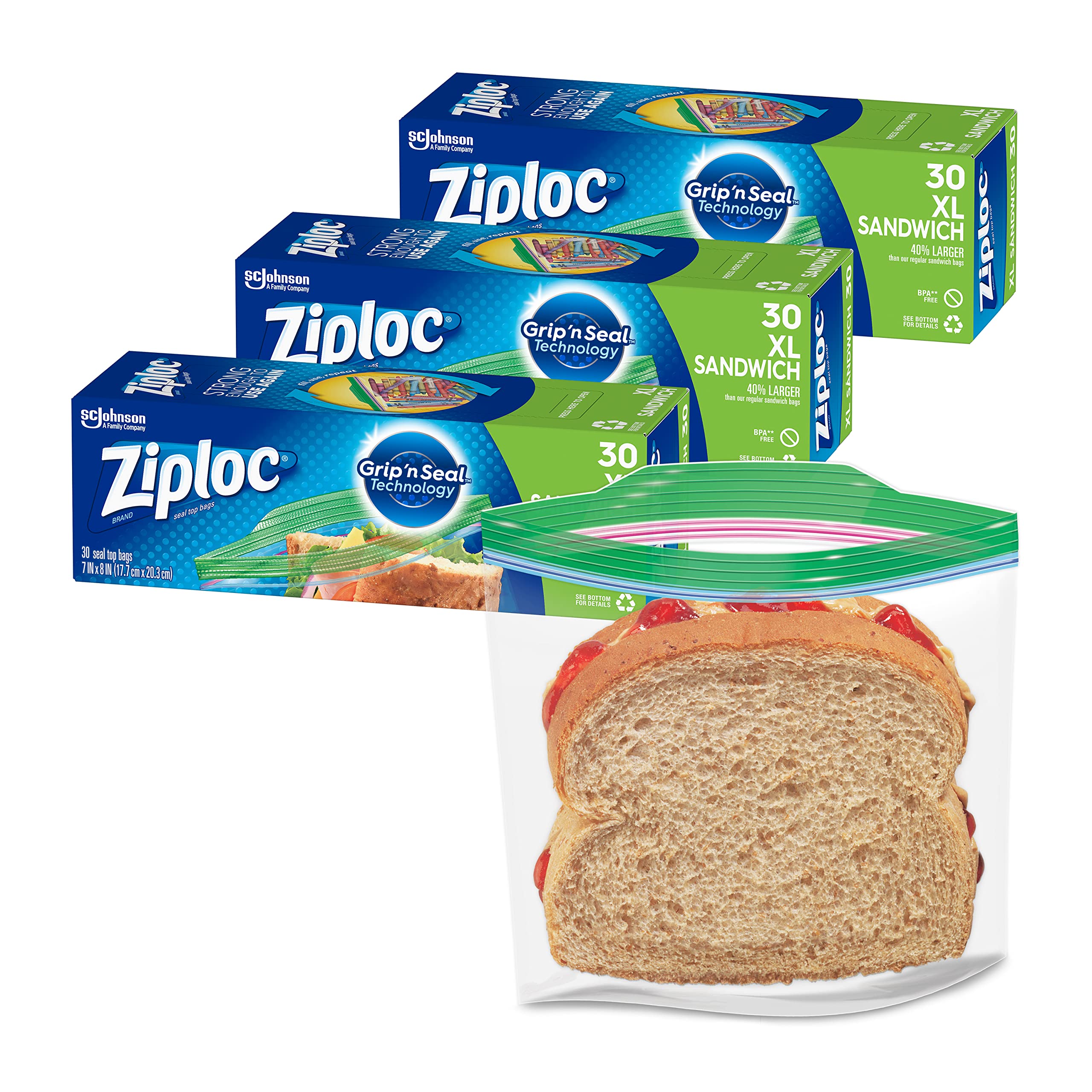 Ziploc Sandwich Bag (580 Count)