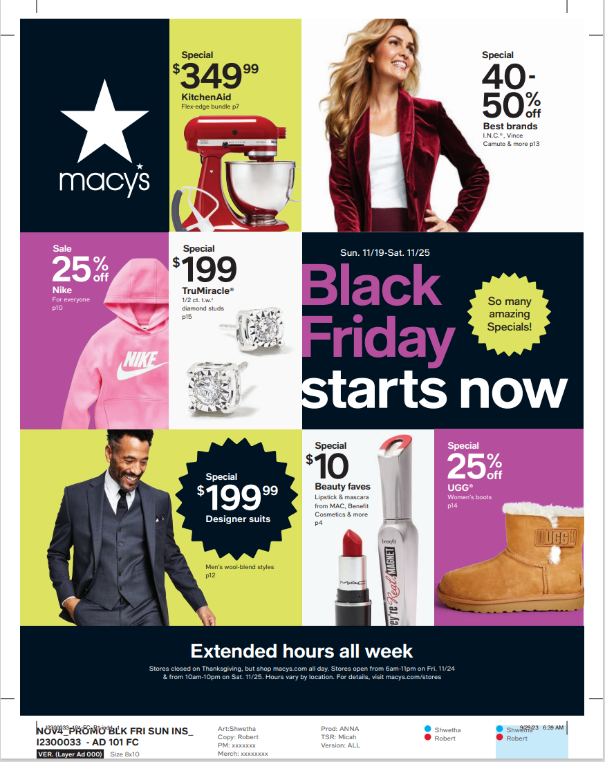 Macys Black Friday Ad Scan (11/19 - 11/25)