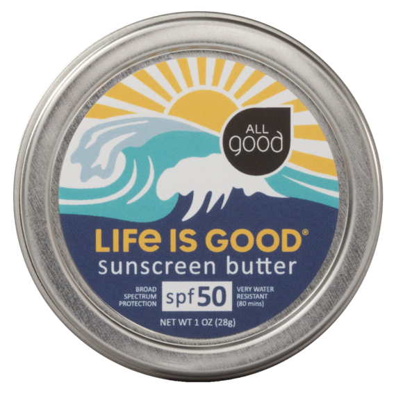 1-Oz Life is Good All Good SPF 50 Sunscreen Butter Tin $2.39 + Free Shipping
