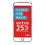 Nordstrom Rack Clear The Rack Event Sale: Clearance Items Extra 25% Off + Free Store Pickup