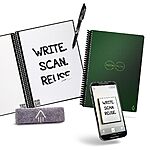 Rocketbook Smart Reusable Notebook w/Pilot Frixion Pen (Executive size, green) $8.99 + Free Shipping w/ Prime or on $35+