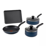 6-Piece T-Fal Simply Cook Nonstick Aluminum Cookware Set (Blue) $12 + Free Shipping