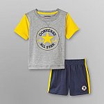 Converse Infant &amp; Toddler Boy's T-Shirt &amp; Shorts Set $4, Infant &amp; Toddler Girls Summer Dresses $4, More + Free Ship w Shop Your Way Max
