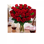 $30 Worth of Proflowers Products for $13.50, 2-Dozen Red Roses + Square Glass Vase $29.50