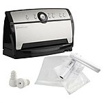 Foodsaver V3815 Vertical Vacuum Food Sealer Packaging System (Stainless Black) for $75 + Free shipping w/ Masterpass checkout ($135 at Walmart)