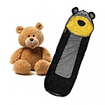 Sleepy Bear Kids' Sleeping Bag + 16&quot; Gund Hug Me Hugo Animated Plush Teddy Bear $25 + free shipping