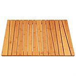 100% Natural Bamboo 25&quot;x15&quot; Anti Skid Shower Floor and Bath Mat $20 + free shipping